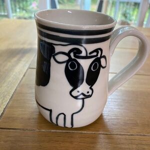 Karen Donleavy Cow Coffee Cup Mug Signed KD